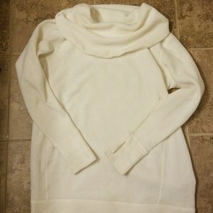 New Balance White Fleece Sweatshirt